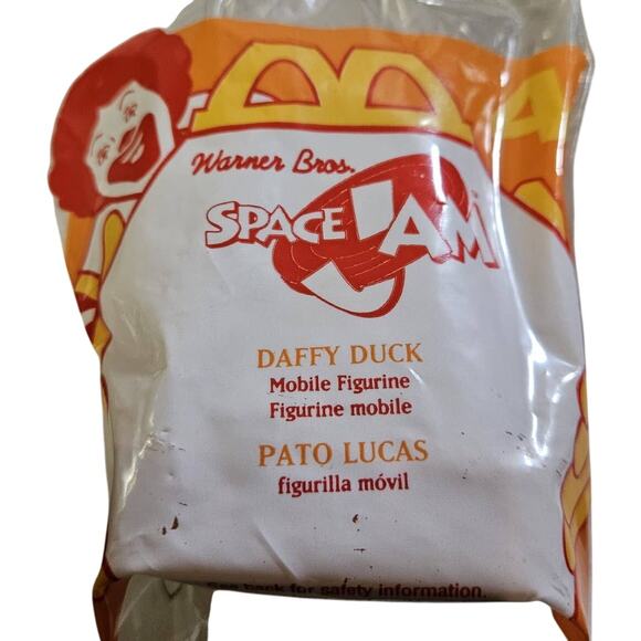 1996 McDonalds Space Jam Daffy Duck 4 New in Package - Picture 1 of 2